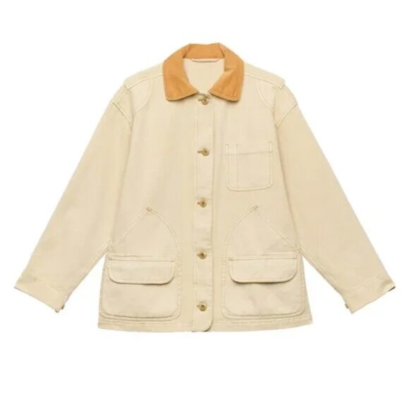 Jackets & Blazers - Doen Pascual Barn Jacket in Straw